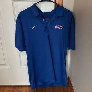 Men’s blue Nike dri-fit Buffalo Bills size medium polo